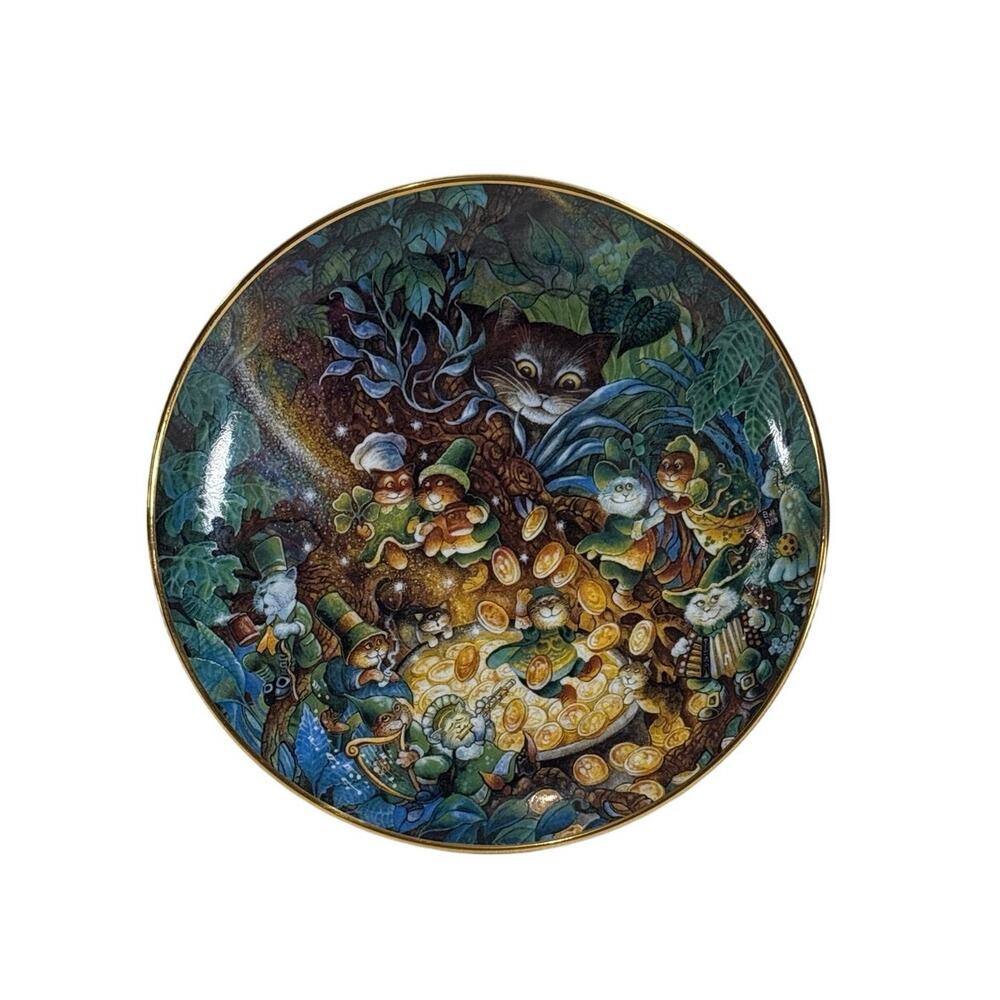 Franklin Mint St Catrick’s Day Bill Bell Porcelain Plate COA Boxed